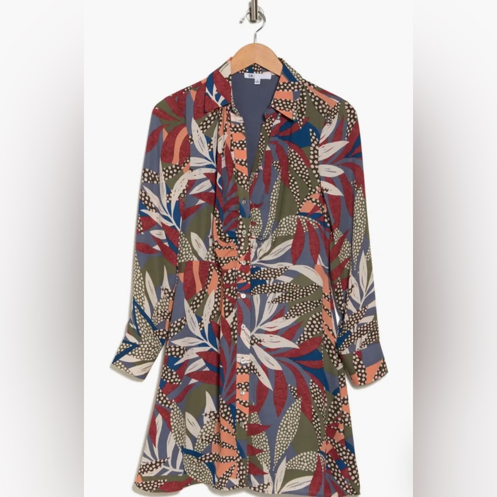 Gathered Front Long Sleeve Shirtdress
DR2 XS